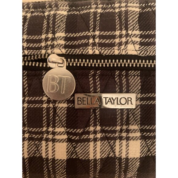 Bella Taylor Plaid Quilted Wallet & Card Case With Zipper Closure - Picture 5 of 10